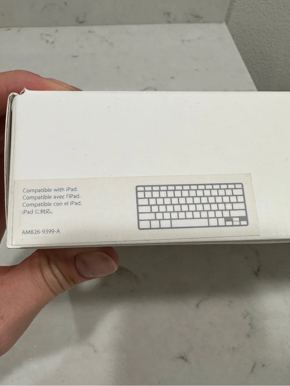 Apple White iPad Keyboard Dock - Slim Typing Accessory